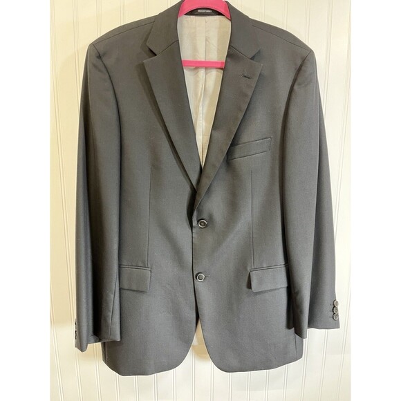 Hugo Boss Guabello‎ BIOtech Mens Black Sports Coat/Blazer. 2 Button Front. 42R - Picture 1 of 10
